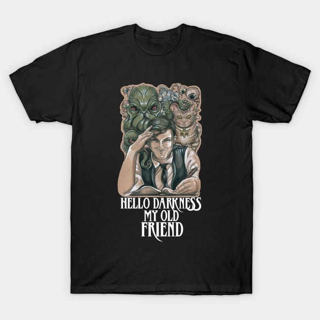 Hello Lovecraft My Old Friend T-Shirt by Nat Ewert Art